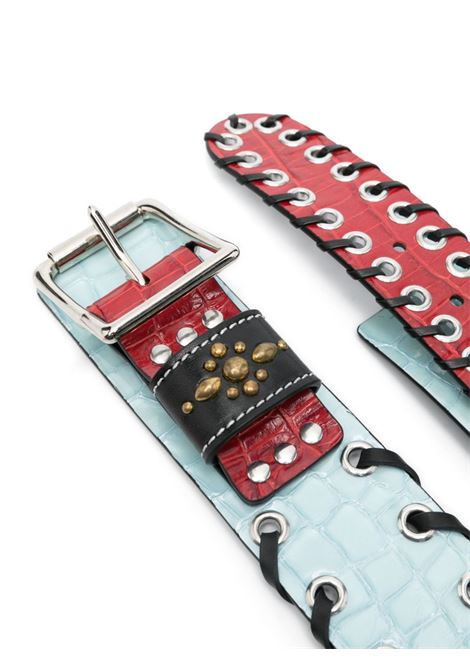 Multicolor Carter Croc belt CHOPOVA LOWENA - women CHOPOVA LOWENA | 6447BLRD